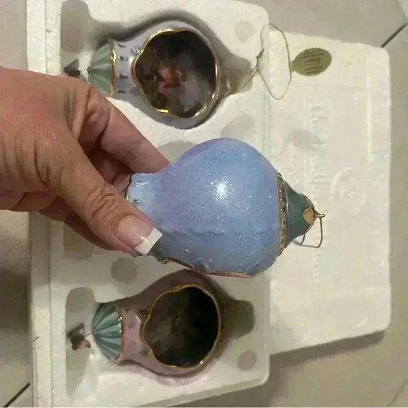 2000 Bradford Exchange Heirloom Porcelain Ornament Lisa Jane’s Enchanted Garden - Picture 6 of 10